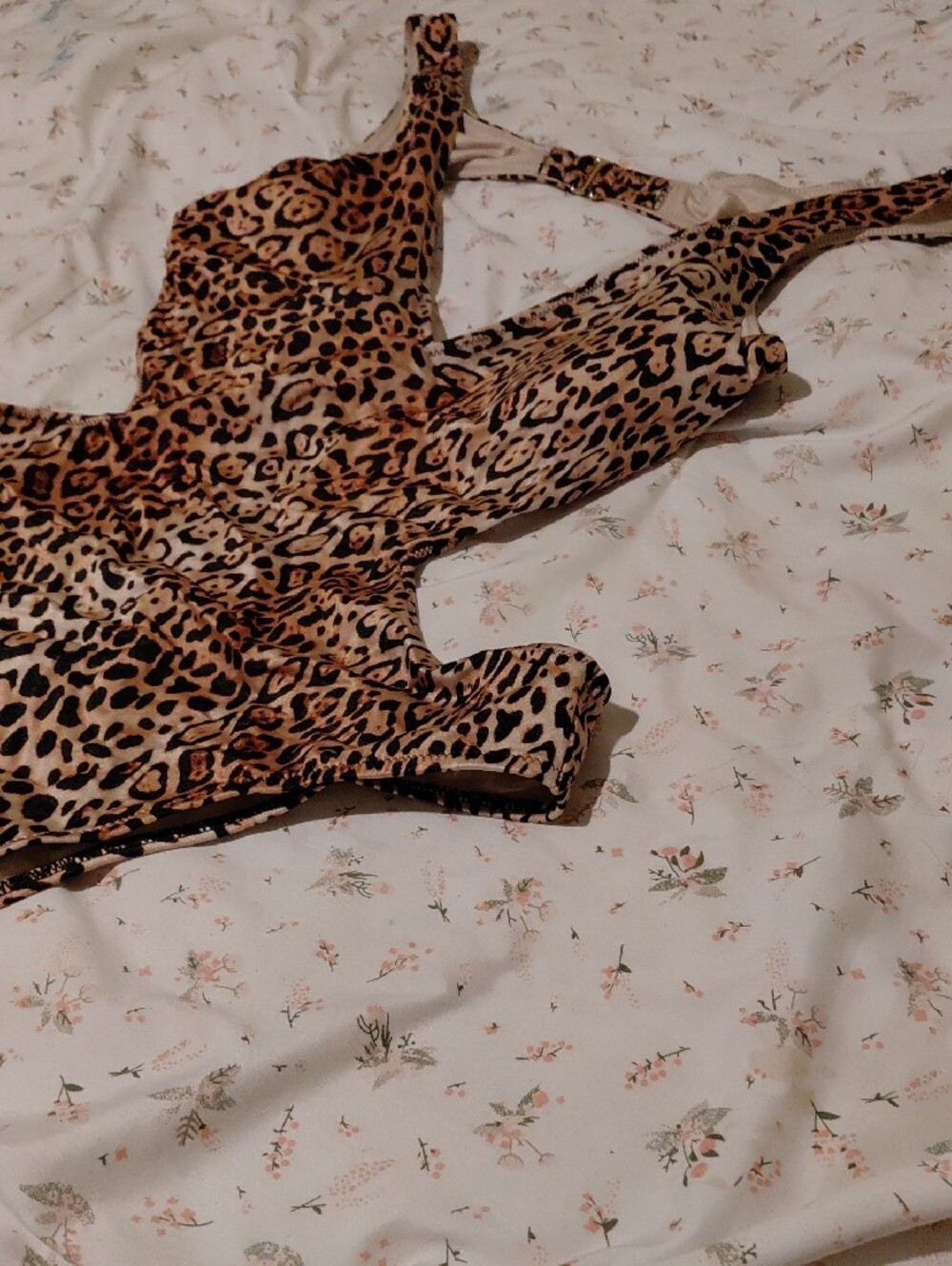 Victoria's Secret Leopard Print One-Piece Swimsuit - Brown/Tan - Picture 5 of 5
